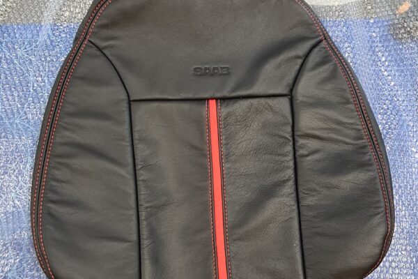 seat cover red black