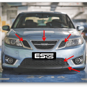 SAAB 9-3 Griffin honeycomb grill - spoiler kit